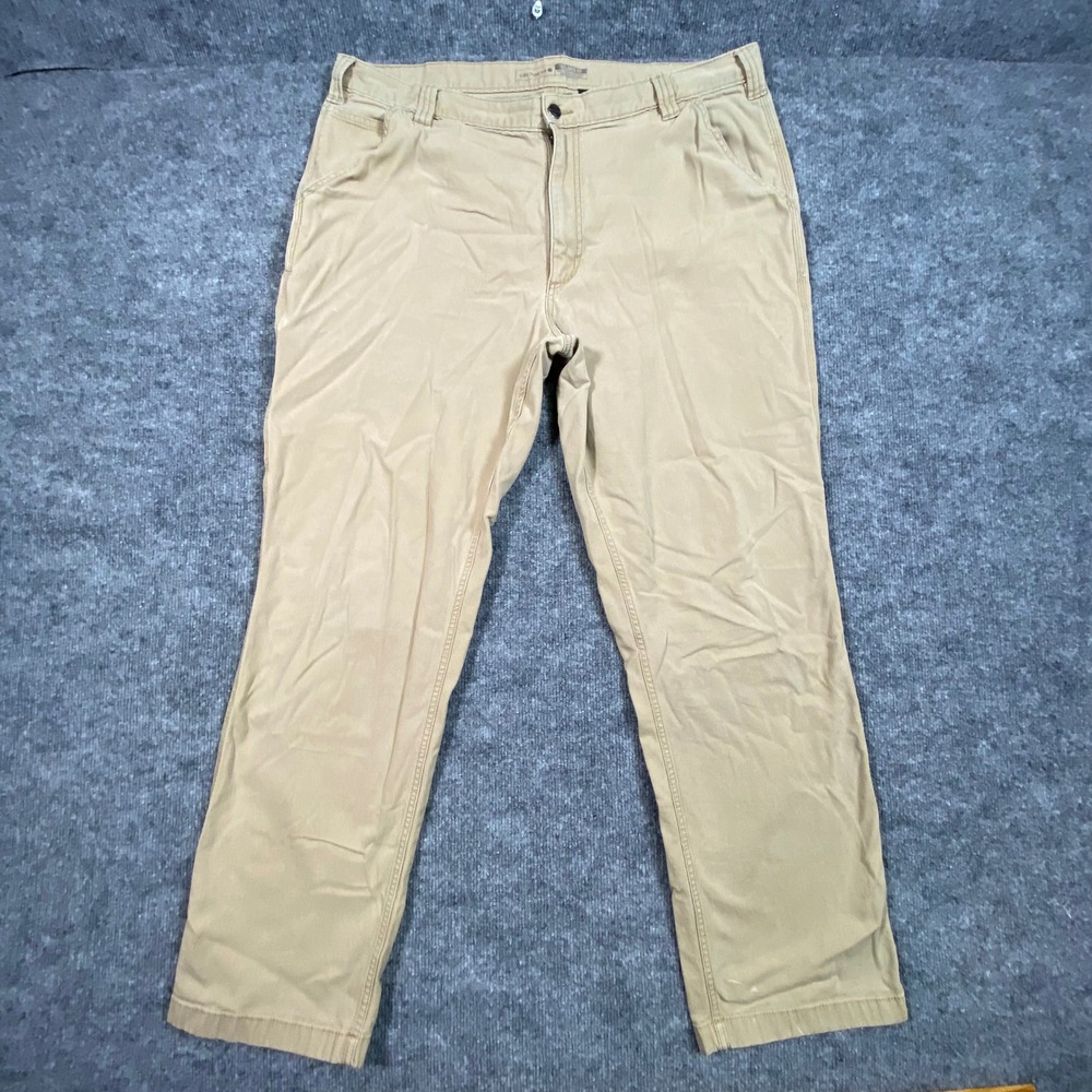 Carhartt Relaxed‎ Fit Canvas Work Pants Mens 40x34 Tan Khaki 102291 Utility